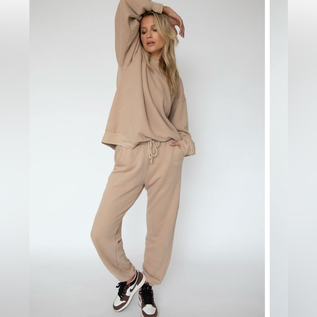 Resa Bosh Sweatpants In Sand Size Medium Nwot